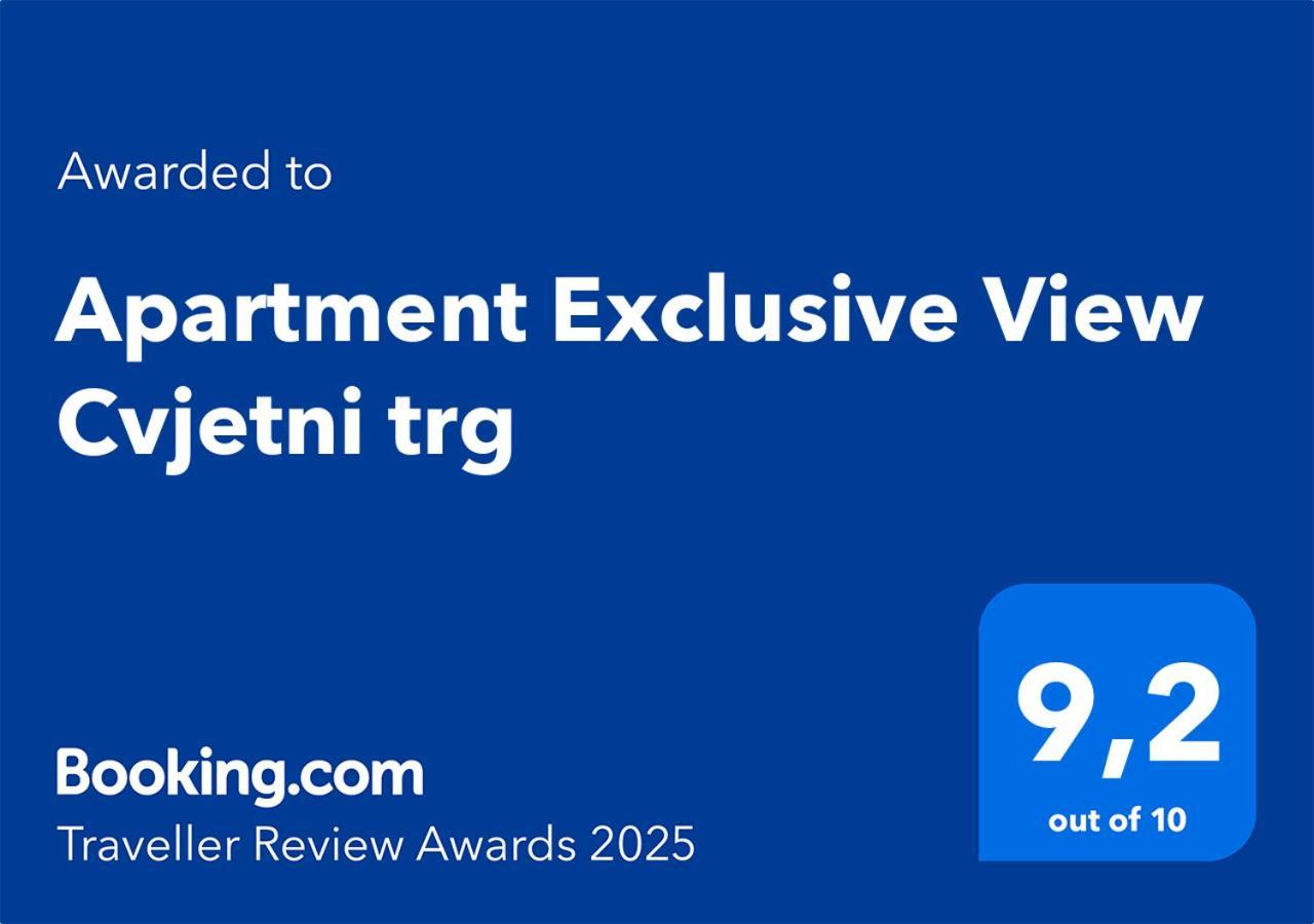 Apartment Exclusive View Cvjetni trg Zagreb Exterior foto